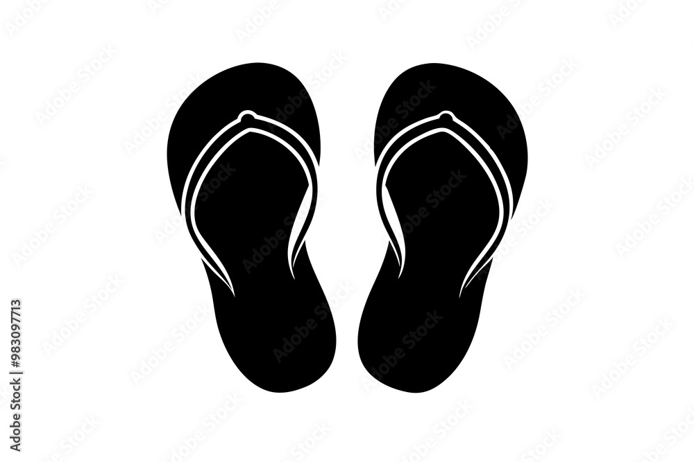 flip flops isolated on white flip flops isolated on white