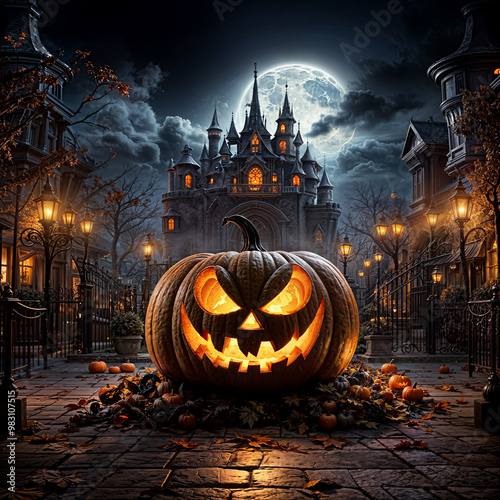 Obraz na płótnie Halloween Szene