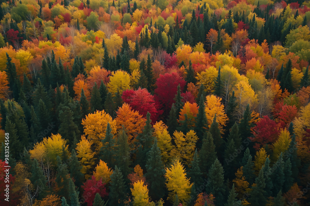 Forest in the midst of autumn. The trees sparkle with vibrant colors, creating a breathtaking display of nature's seasonal changes. Forest in the midst of autumn. The trees sparkle with vibrant colors, creating a breathtaking display of nature's seasonal changes.