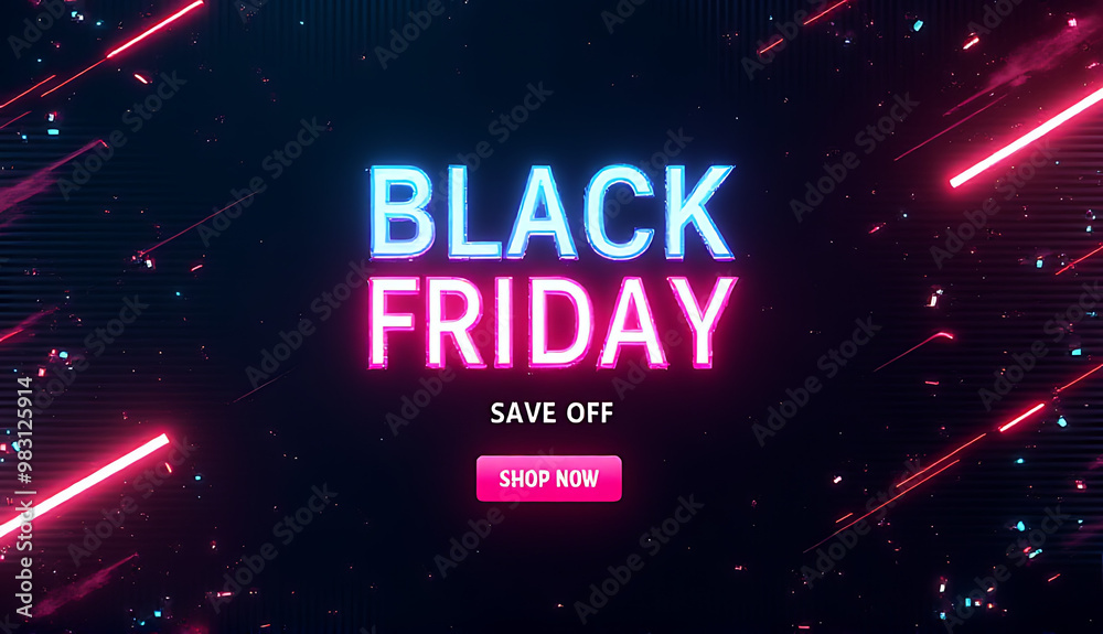 Obraz premium Black Friday banner