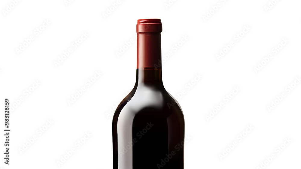 red wine bottle isolated on white red wine bottle isolated on white