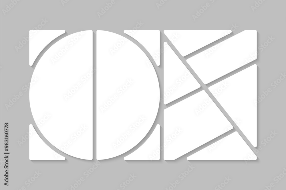 Template collage of eight frames, images, photo Template collage of eight frames, images, photo