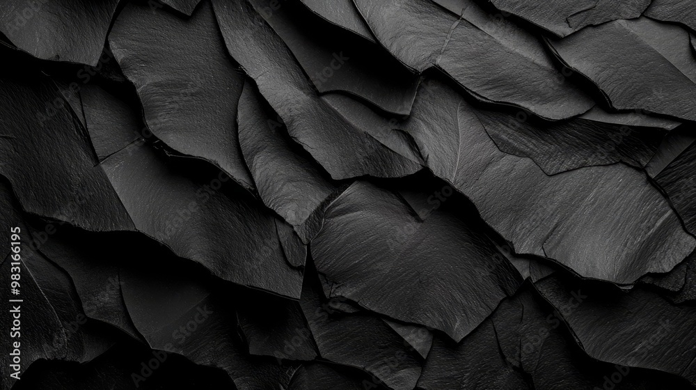Obraz premium A monochrome image of an enchanting cluster of foliage, reminiscent of a fairy tale