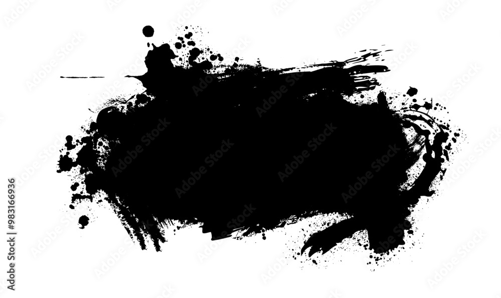 Splatter Paint Texture . Black Spray Blot of Ink. Place illustration Over any Object to Create Grungy Effect . hand drawn. Not AI, Vector. Splatter Paint Texture . Black Spray Blot of Ink. Place illustration Over any Object to Create Grungy Effect . hand drawn. Not AI, Vector.