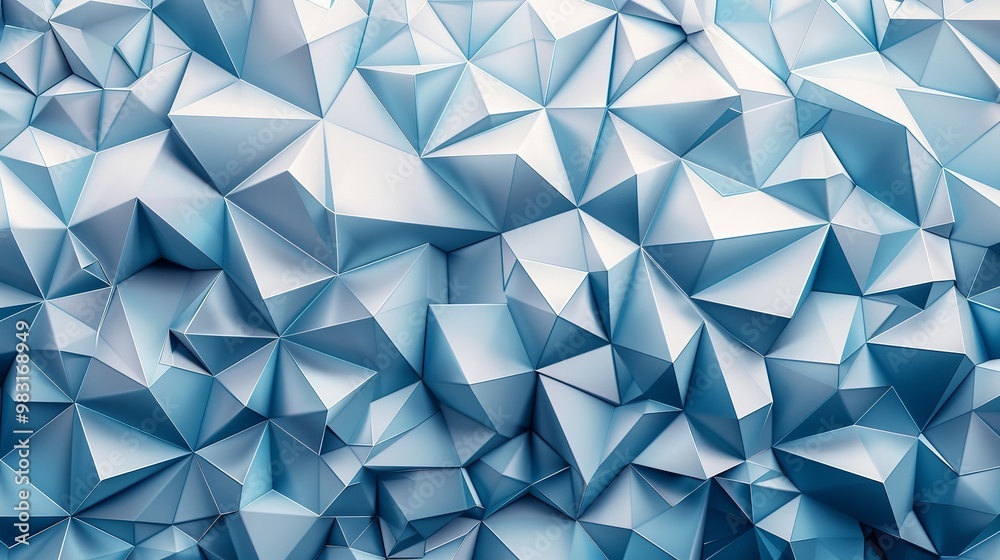 An abstract background of blue, geometric shapes. An abstract background of blue, geometric shapes.