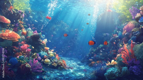 Vibrant Underwater Paradise