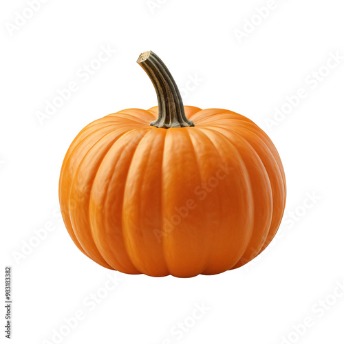 Bright Orange Pumpkin: A Symbol of Fall and Harvest