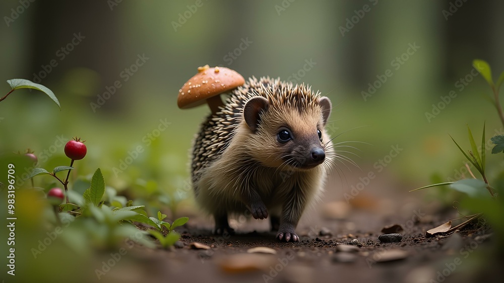 ежик в лесу 