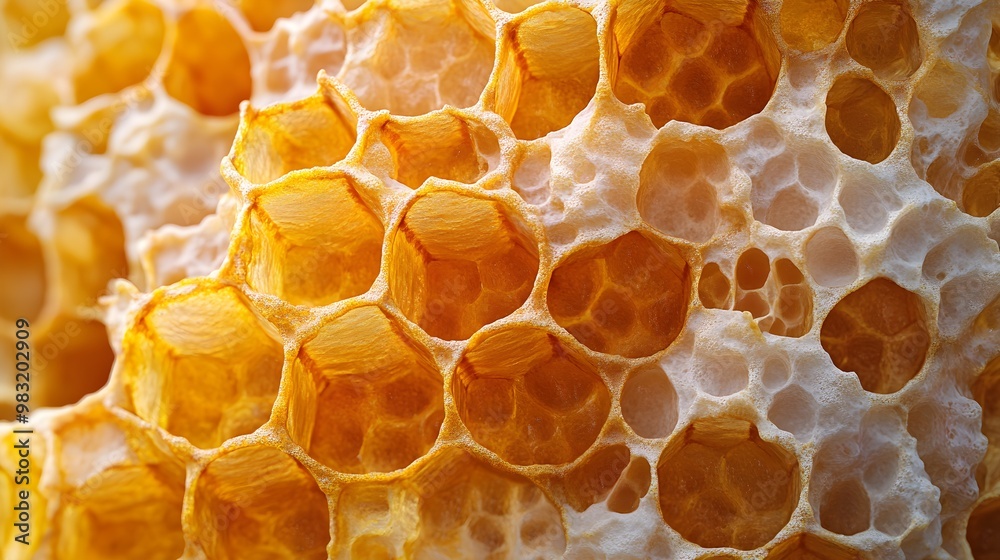 Intricate Bee Wheel Pattern Captured in Macro Photography Intricate Bee Wheel Pattern Captured in Macro Photography