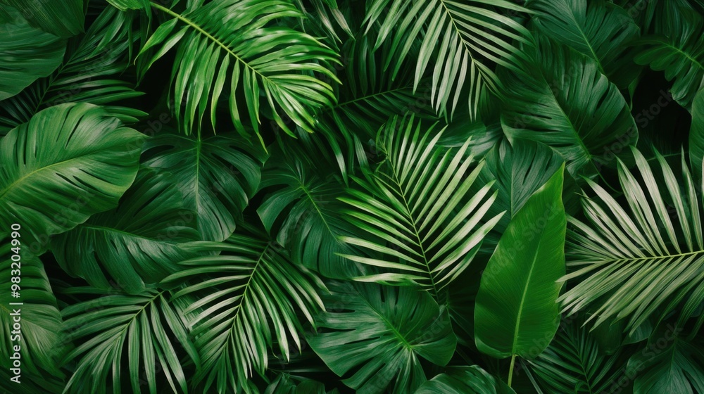 Vibrant Tropical Leaves Vibrant Tropical Leaves