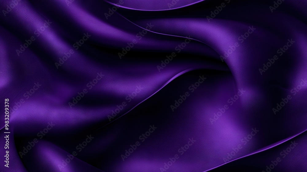 Obraz premium Close-up of a purple satiny-textured cloth, exuding softness and elegance