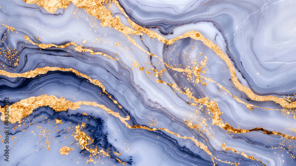 Fototapeta premium Elegant marble texture background with gold accents for design and decoration projects