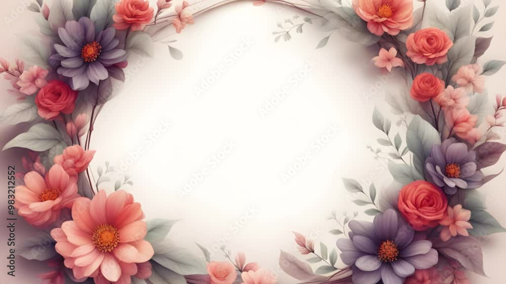 Intricate Floral Frame for Wedding Albums and Invitations. Ideal Decorative Border for Romantic Wedding Designs Intricate Floral Frame for Wedding Albums and Invitations. Ideal Decorative Border for Romantic Wedding Designs