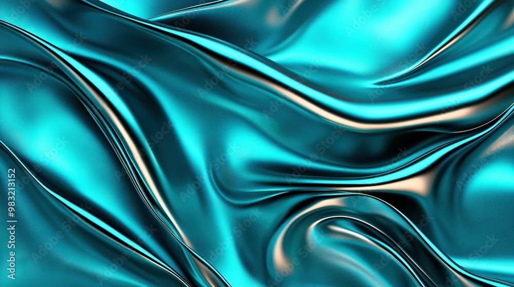 Blue fabric with wavy design on bottom of top Blue fabric with wavy design on bottom of top