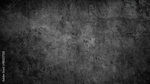 Wallpaper Mural Black wall with concrete texture, grunge scratched background of the old wall Torontodigital.ca