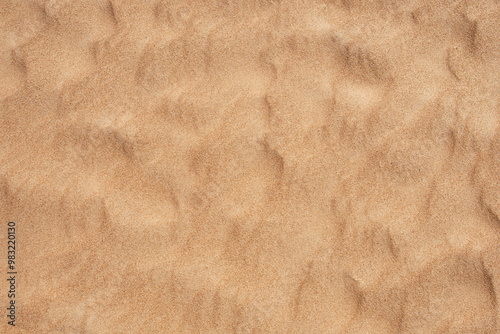 Obraz na płótnie The undulating texture of sand on the seashore w salonie