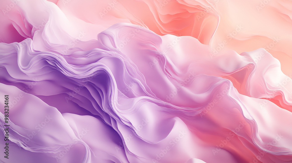 Gentle fluid waves of lavender and pale pink, flowing effortlessly together to create a soft and abstract design. Gentle fluid waves of lavender and pale pink, flowing effortlessly together to create a soft and abstract design.