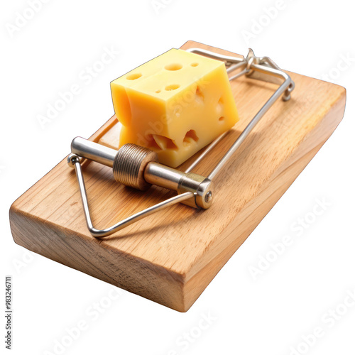 free cheese in a mousetrap