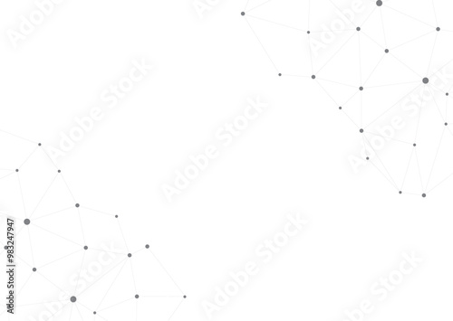connected dots network abstract background