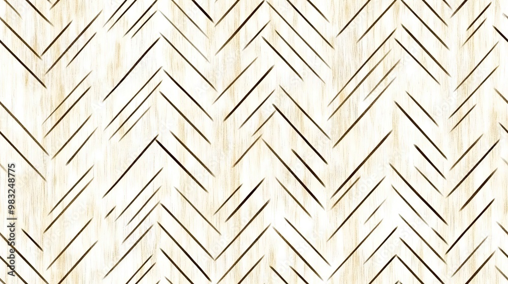 A sophisticated black and beige chevron pattern features overlapping black lines on a beige background, showcasing textured depth, ideal for various creative uses SEAMLESS PATTERN A sophisticated black and beige chevron pattern features overlapping black lines on a beige background, showcasing textured depth, ideal for various creative uses SEAMLESS PATTERN