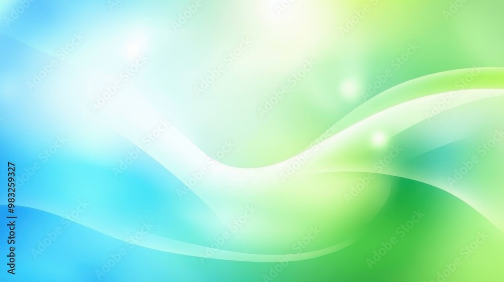 A vibrant abstract background featuring flowing blue and green curves with a soft, glowing center A vibrant abstract background featuring flowing blue and green curves with a soft, glowing center