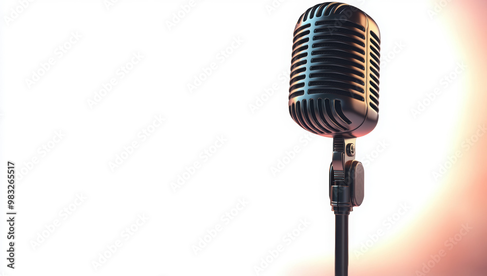 Fototapeta premium Retro microphone 