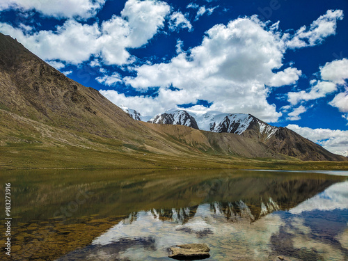 Breathtaking Views of Shimshal Pass in the Pamir Mountains. Shimshal Valley is a remote and breathtakingly beautiful area known for its high-altitude landscapes, rugged mountains, and many more.