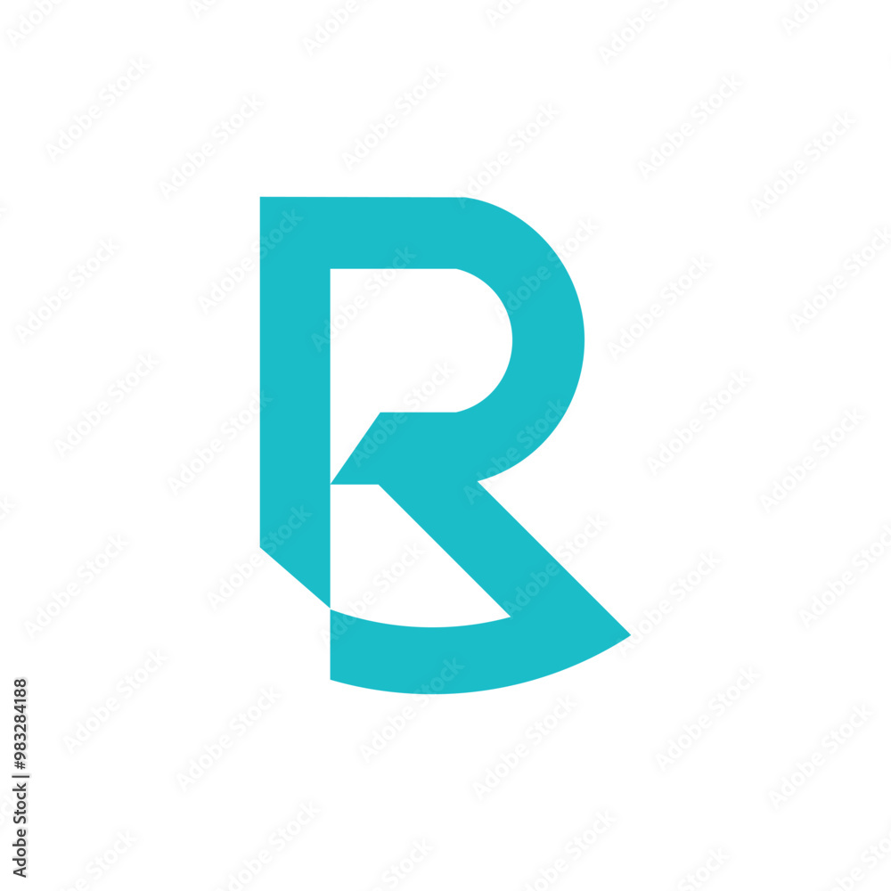 Letter R design idea with modern concept for business Letter R design idea with modern concept for business