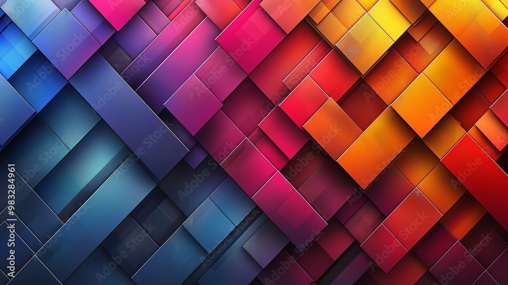 Vibrant Abstract Art with Colorful Shapes Vibrant Abstract Art with Colorful Shapes