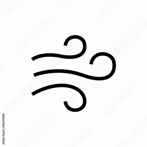 air wind icon sign vector