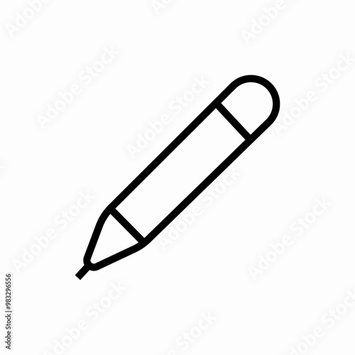 pen write icon sign vector