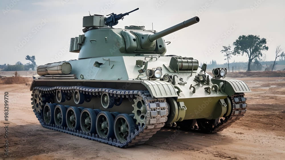 Detailed Green Military Tank Isolated on Transparent Background Detailed Green Military Tank Isolated on Transparent Background