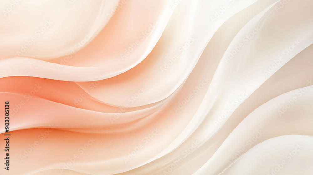 Gradient from soft beige to light coral, with smooth wavy lines in white adding a sense of flow and harmony to the background. Gradient from soft beige to light coral, with smooth wavy lines in white adding a sense of flow and harmony to the background.