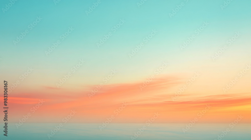 A soft gradient of light blue fading into pastel orange, with smooth, seamless blending creating a refreshing, calming background. A soft gradient of light blue fading into pastel orange, with smooth, seamless blending creating a refreshing, calming background.