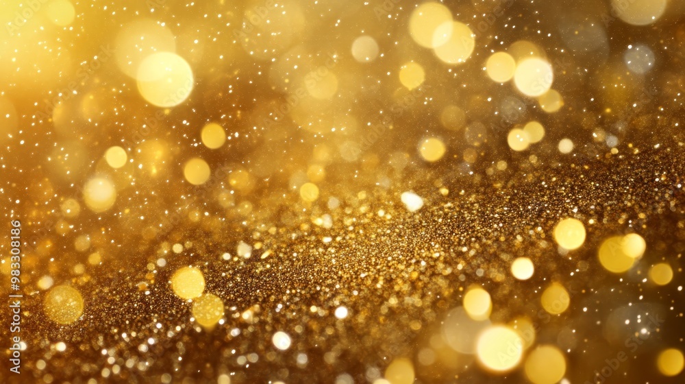 Sparkling Gold Background, Abstract Glitter Lights for Festive Celebration, Greeting Card Design Sparkling Gold Background, Abstract Glitter Lights for Festive Celebration, Greeting Card Design