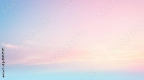 A soft gradient of pale blue transitioning into pastel pink, with seamless color transitions creating a calming and serene background.