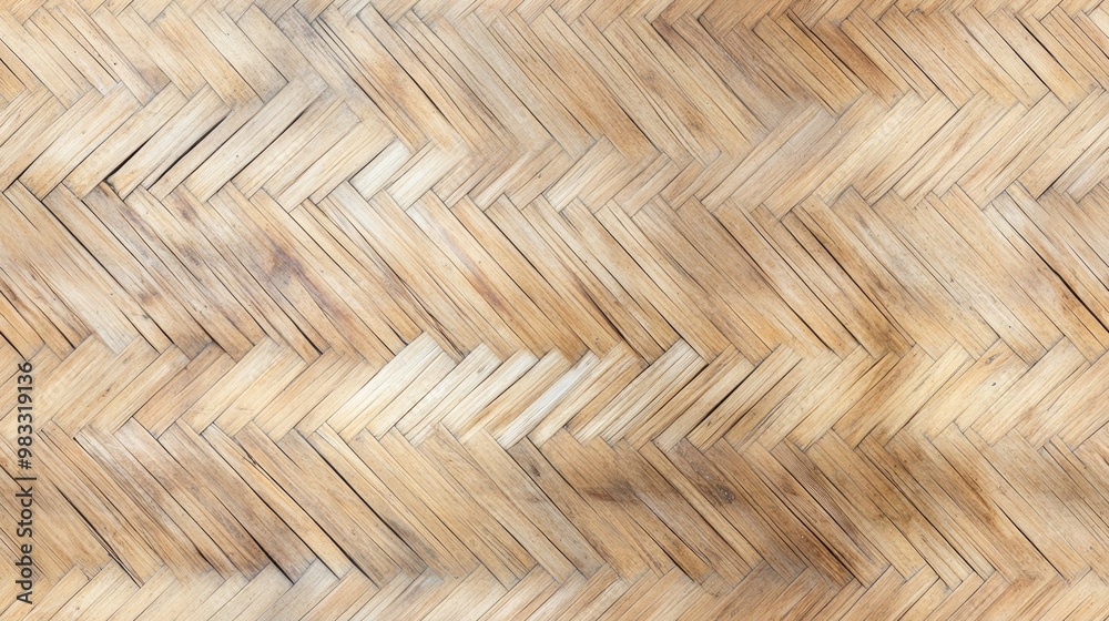 The close-up view reveals the intricate braided design of bamboo, highlighting its natural texture and beauty, ideal for decorative purposes or creative projects SEAMLESS PATTERN The close-up view reveals the intricate braided design of bamboo, highlighting its natural texture and beauty, ideal for decorative purposes or creative projects SEAMLESS PATTERN