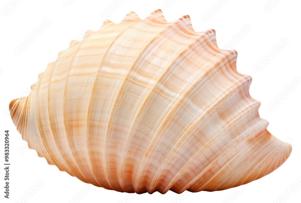 PNG Elegant seashell with intricate patterns PNG Elegant seashell with intricate patterns