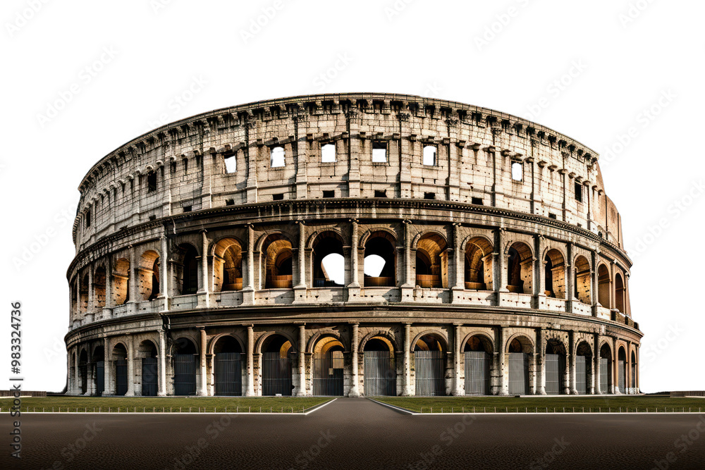 Fototapeta premium PNG A colosseum architecture photography landmark.