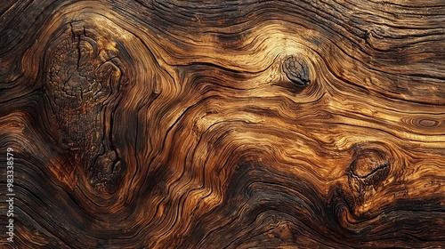 Wood texture with natural patterns. photo