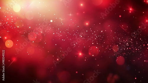 Abstract background red blur gradient with bright clean christmas background.