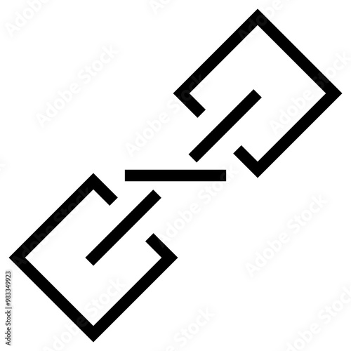 Unlink Line Icon
