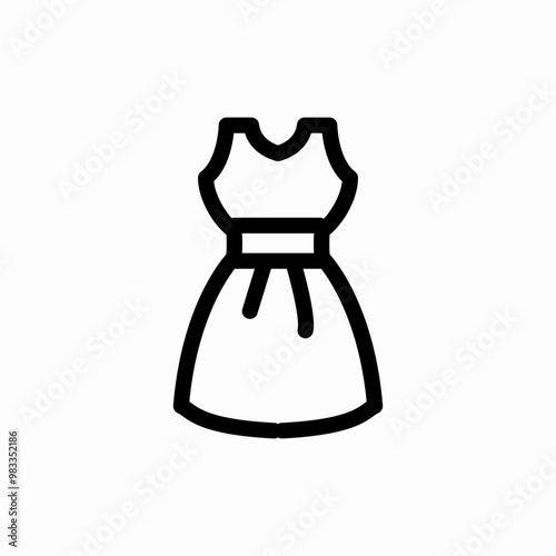 woman dress icon sign vector