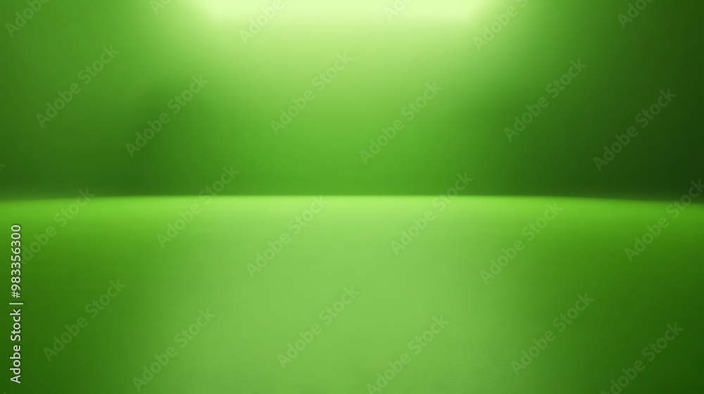 Obraz premium Green Gradient Background with Spotlight
