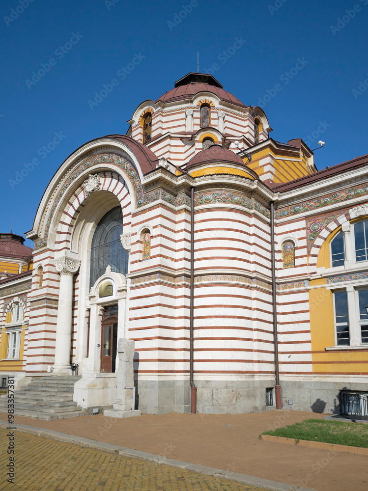 Obraz premium Central Mineral Bath - History Museum of Sofia, Bulgaria