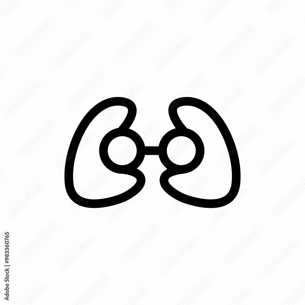 binocular view icon sign vector binocular view icon sign vector