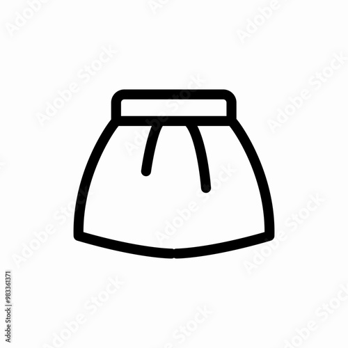 skirt woman icon sign vector