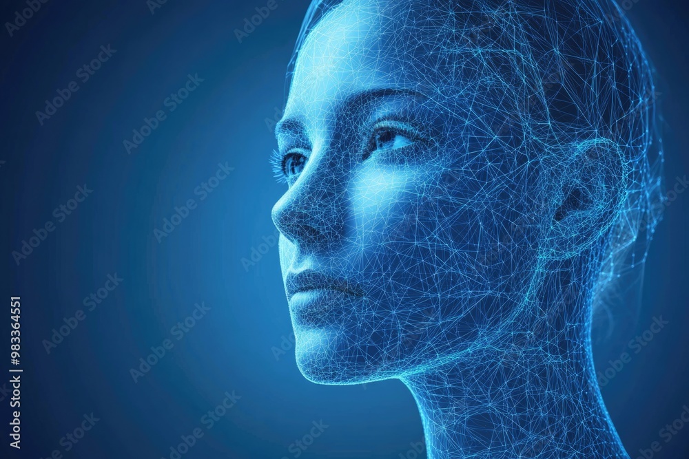 Facial scan: advanced biometric line, the detailed integration of cutting-edge technology, ensuring secure identification, and enhancing precision in modern applications of security protocols Facial scan: advanced biometric line, the detailed integration of cutting-edge technology, ensuring secure identification, and enhancing precision in modern applications of security protocols