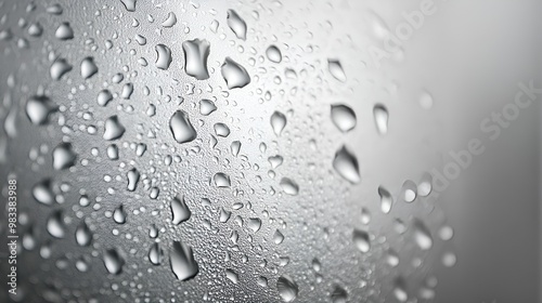 Water droplets on glass in elegant shower images