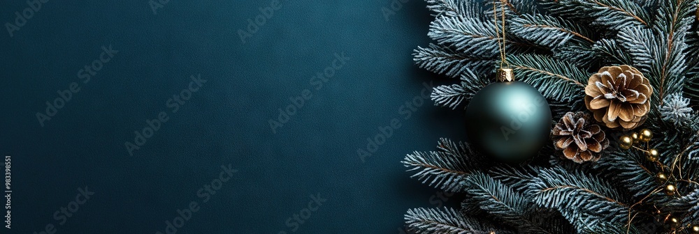 Christmas, solid background, copy space Christmas, solid background, copy space